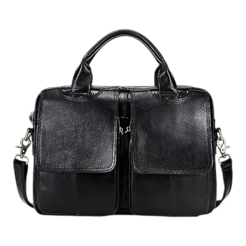 Sacoche ordinateur pour homme DuoCraft - Confort postural & Prestige cuir