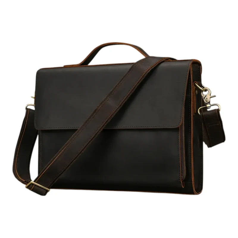 Sacoche ordinateur pour homme L'Ambassadeur - Posture soulagée & Allure prestige