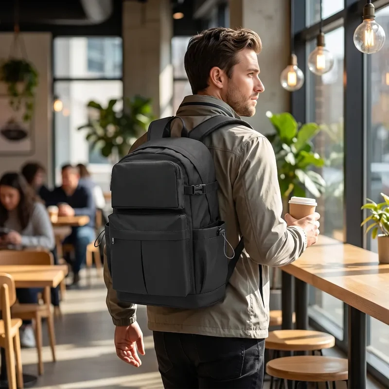 Sac à dos ordinateur homme JetLayer - Protection dorsale optimale & Organisation nomade fluide