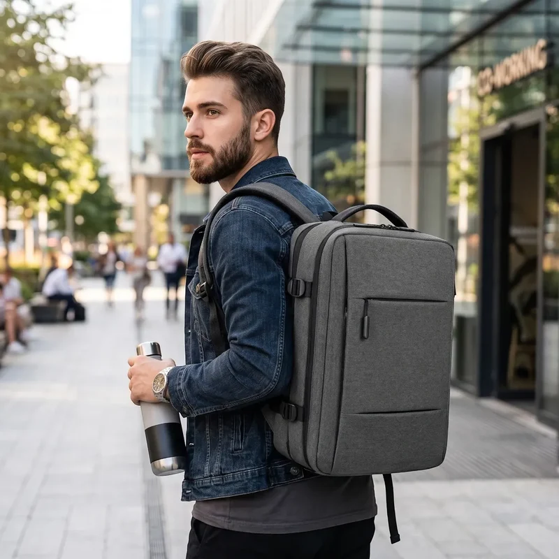 Sac à dos ordinateur homme MetroMorph - Extensibilité sur mesure & Confort biomécanique