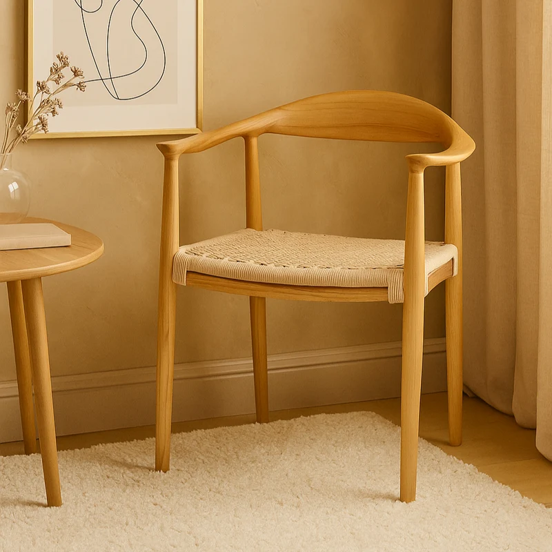 Chaise en bois et corde - La Guérite