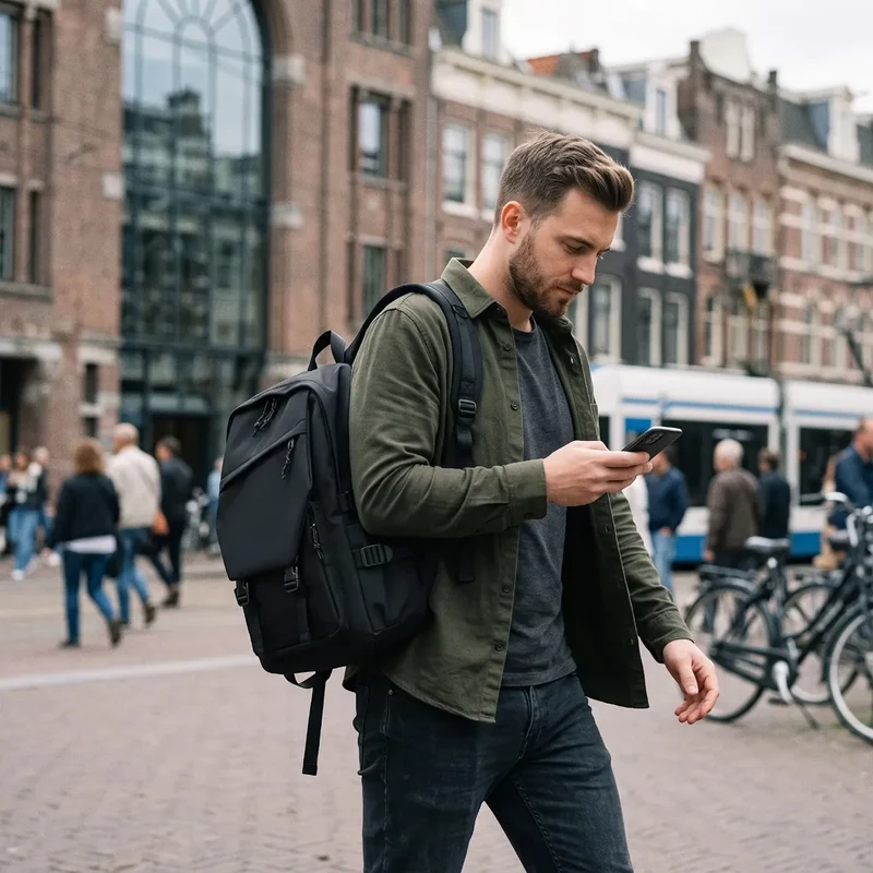 Sac à dos ordinateur homme Asymek - Soulagez votre dos au quotidien & Boostez votre productivité mobile