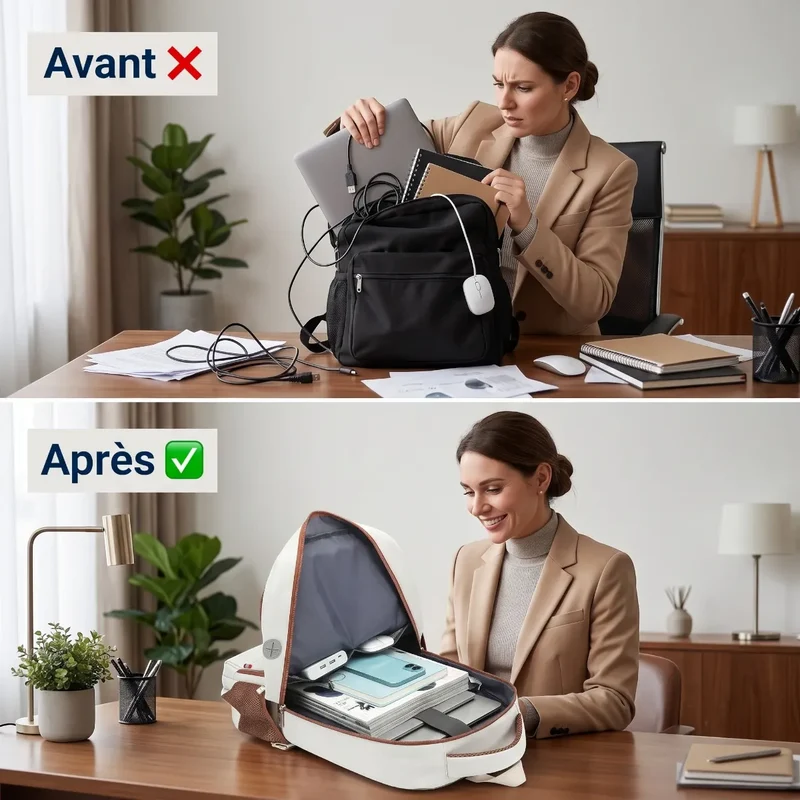 Sac à dos ordinateur femme Avena - L'élégance mobile sans tension