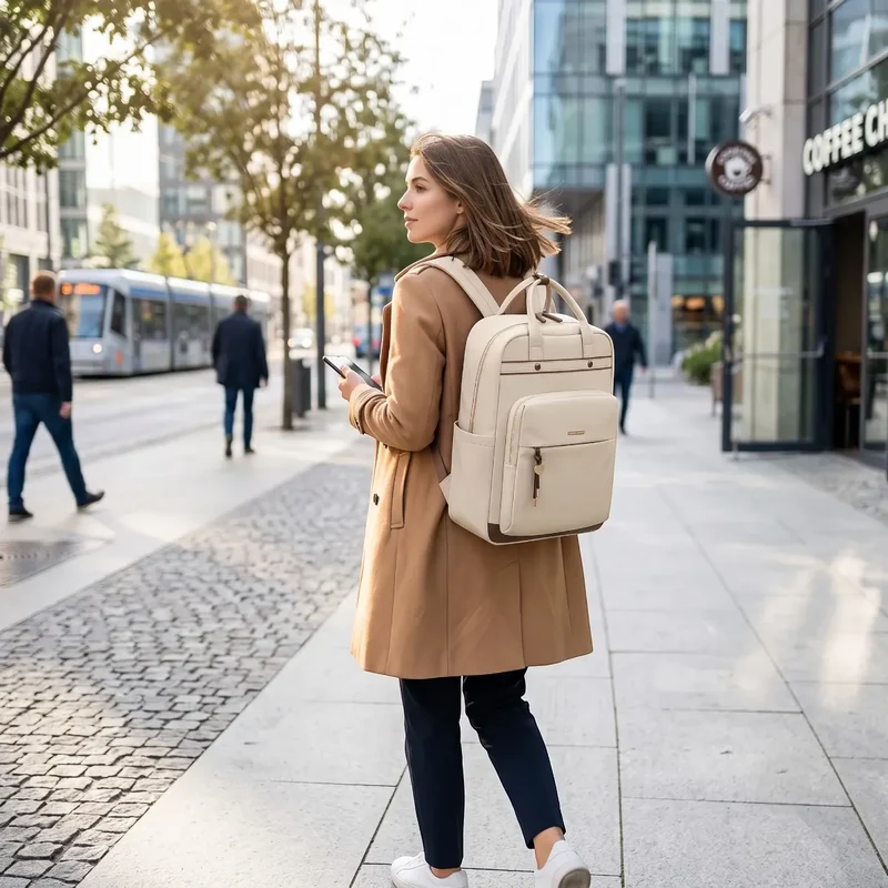 Sac à dos ordinateur femme Duna - Élégance mobile et posture préservée