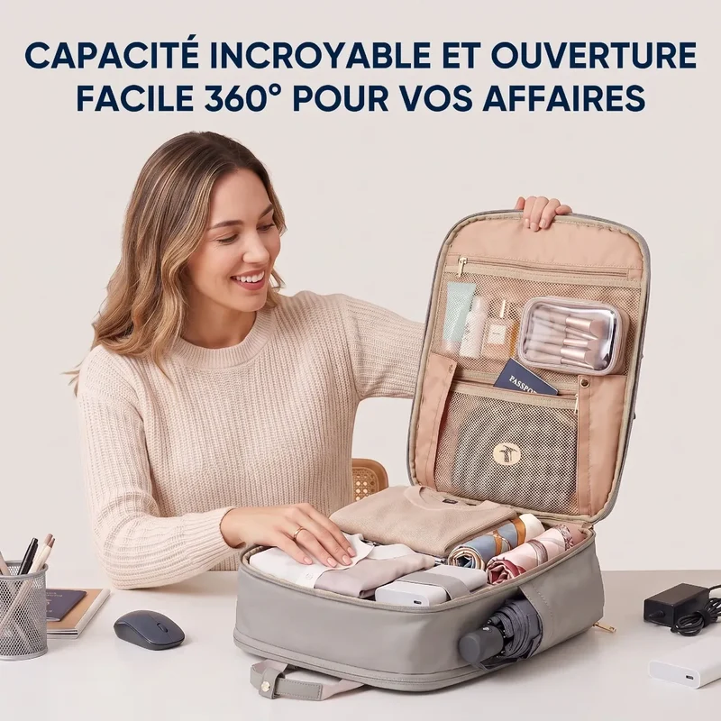 Sac à dos ordinateur femme Lyra - L'excellence ergonomique en mouvement