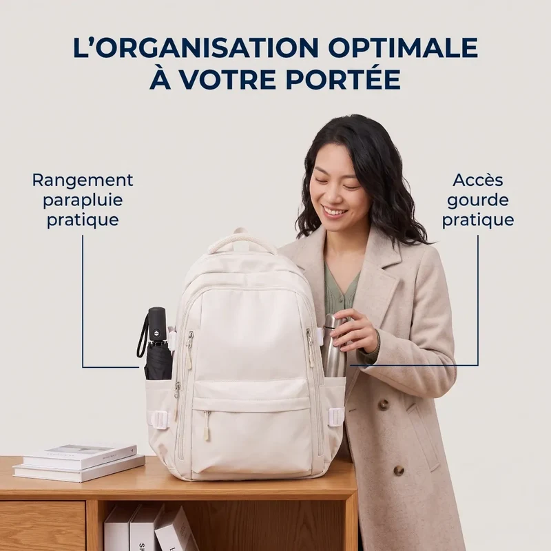 Sac à dos ordinateur femme Irisia - Le confort ergonomique absolu