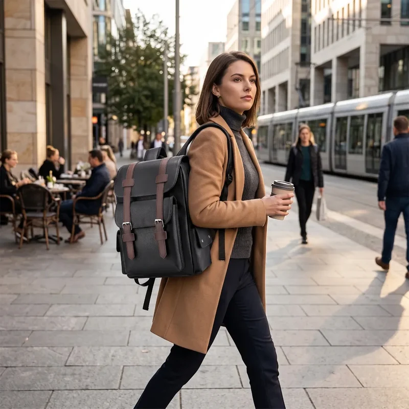 Sac à dos ordinateur femme Linéa - L'élégance nomade sans effort