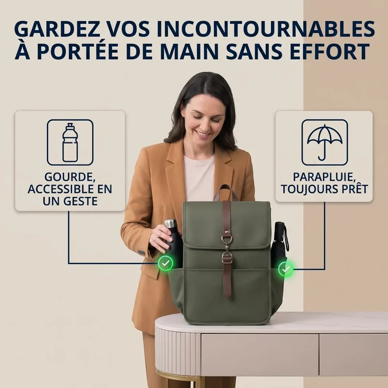 Sac à dos ordinateur femme Alma - Allégez votre quotidien avec style
