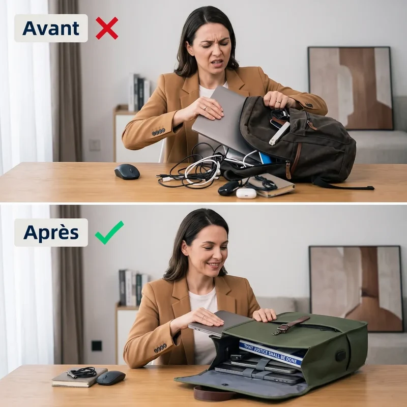 Sac à dos ordinateur femme Alma - Allégez votre quotidien avec style