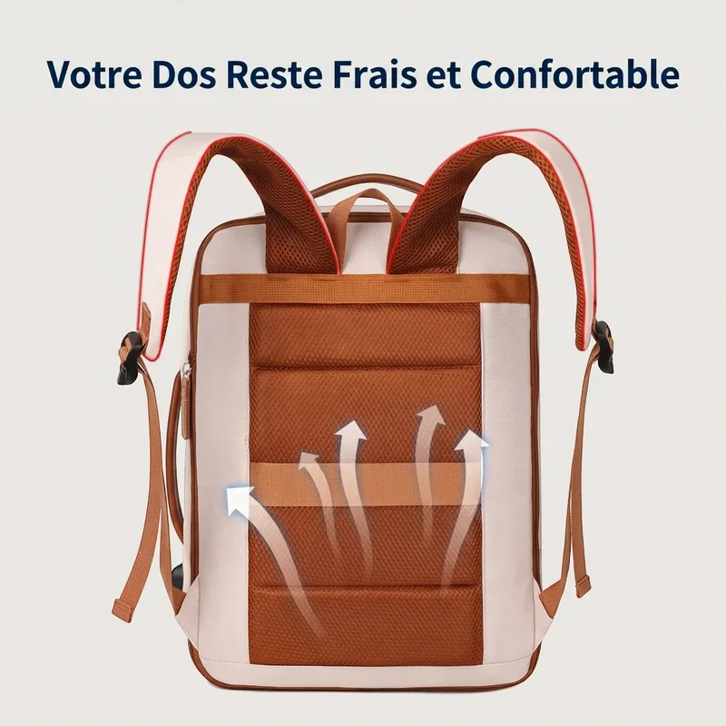 Sac à dos ordinateur femme Prisme - Révolutionnez vos trajets urbains