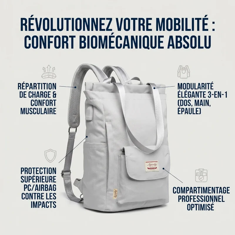 Sac à dos ordinateur femme Allure - Le confort postural en mouvement