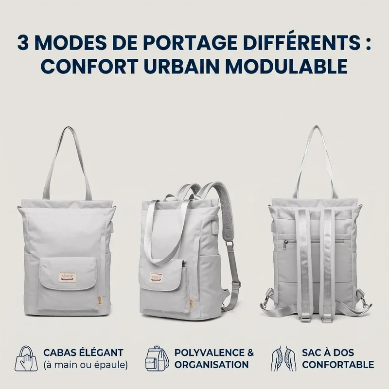 Sac à dos ordinateur femme Allure - Le confort postural en mouvement