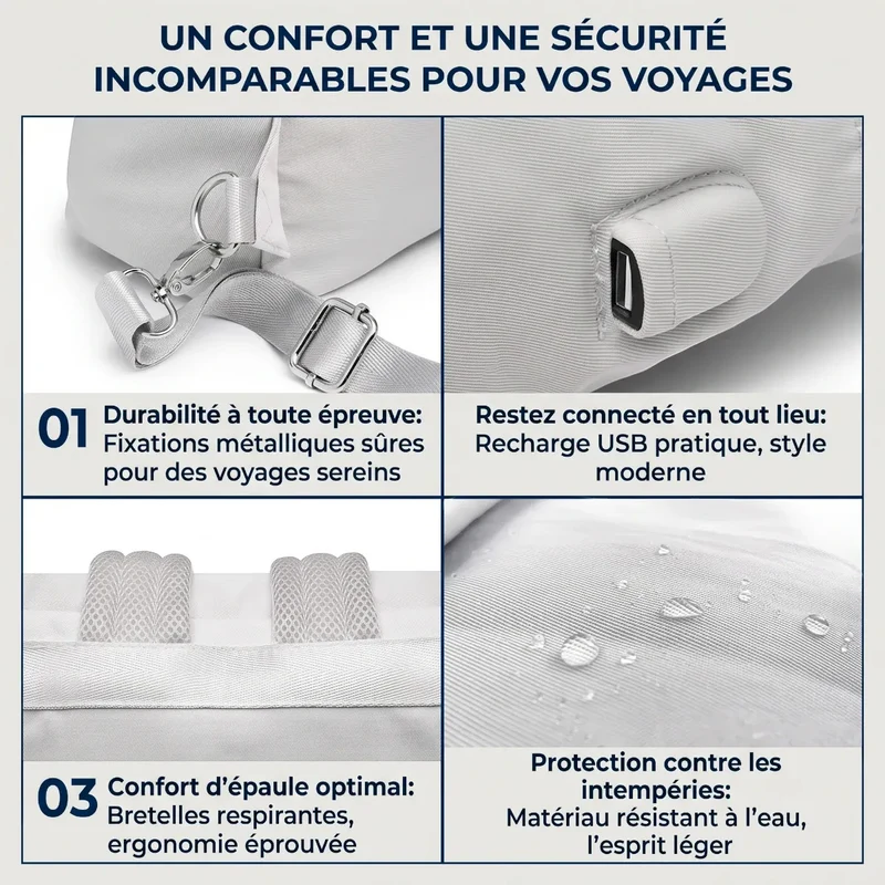 Sac à dos ordinateur femme Allure - Le confort postural en mouvement