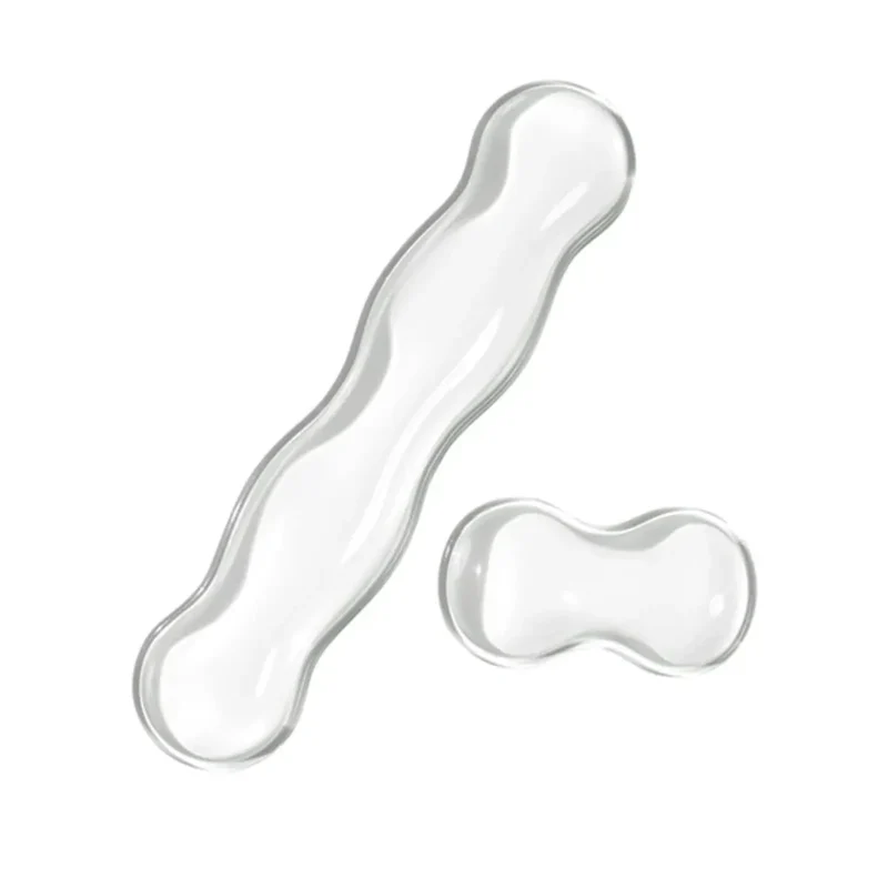 Repose poignet clavier / souris Crystal Rest Pro | Alignement Ergonomique & Gel de Silicone