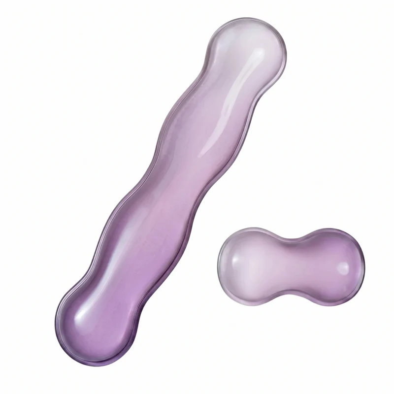 Repose poignet clavier / souris Crystal Rest Pro | Alignement Ergonomique & Gel de Silicone