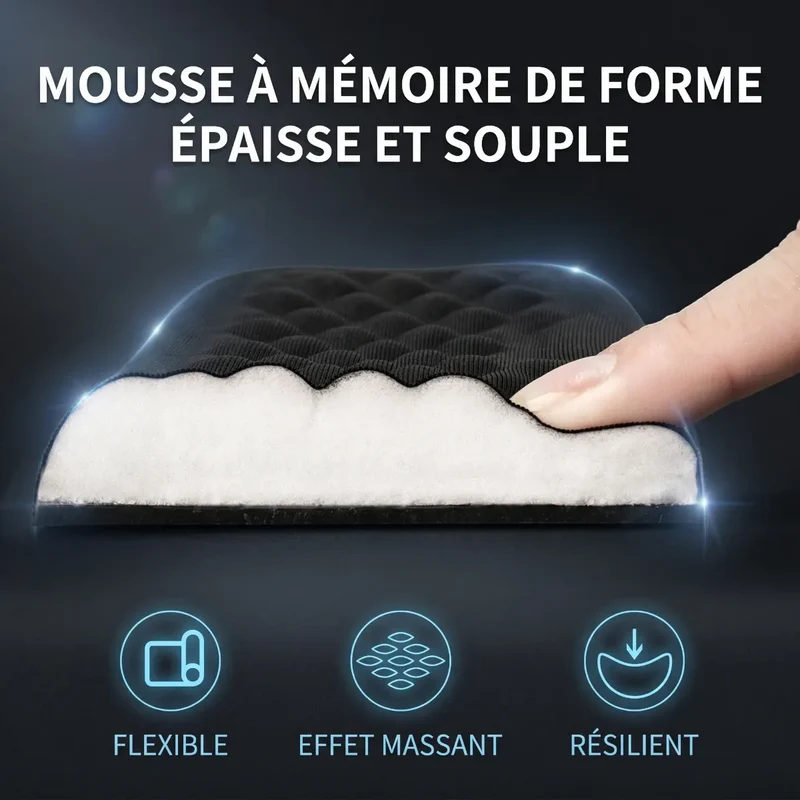 Repose poignet clavier / souris MorphoRest | Alignement Neutre & Mousse Haute Densité