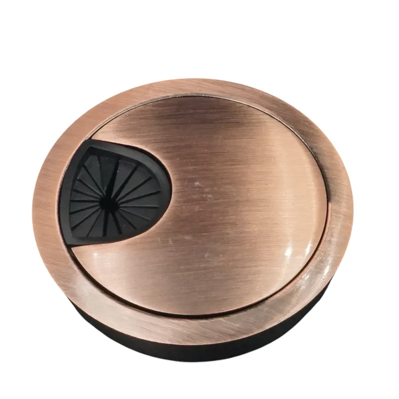 Obturateur passe câbles Aura Core | Silence Visuel & Alliage de Zinc Premium