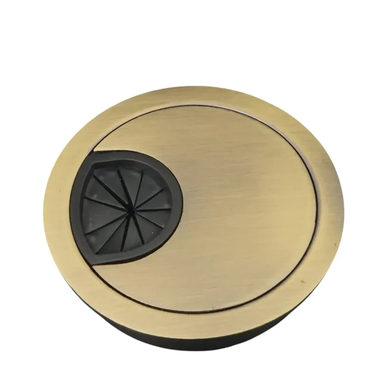 Obturateur passe câbles Aura Core | Silence Visuel & Alliage de Zinc Premium