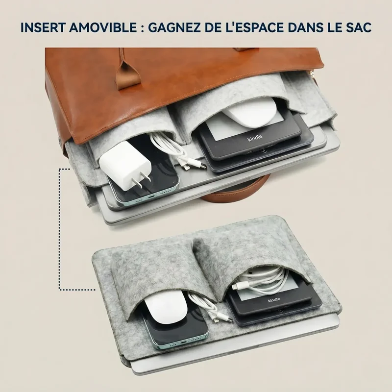 Sac ordinateur femme Quoko - Ergonomie Posturale & Élégance Business