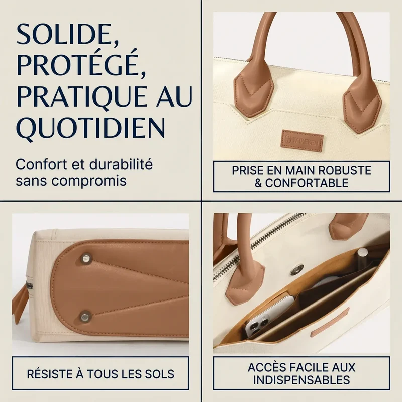 Sac ordinateur femme Constance - Confort Ergonomique & Allure Chic