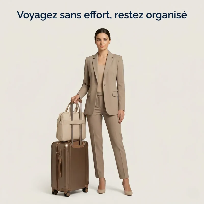Sacoche ordinateur pour femme Le Cocon - Minimalisme élégant & Protection intégrale
