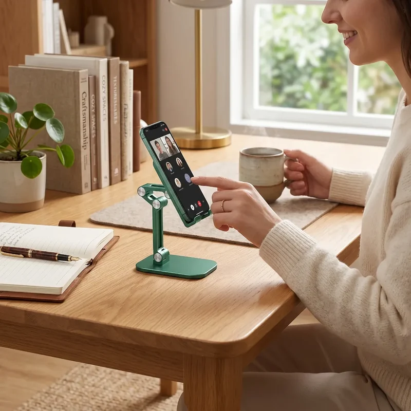 Support téléphone ApexFlex Pro Pliable - Soulage la Nuque & Optimise la Visibilité