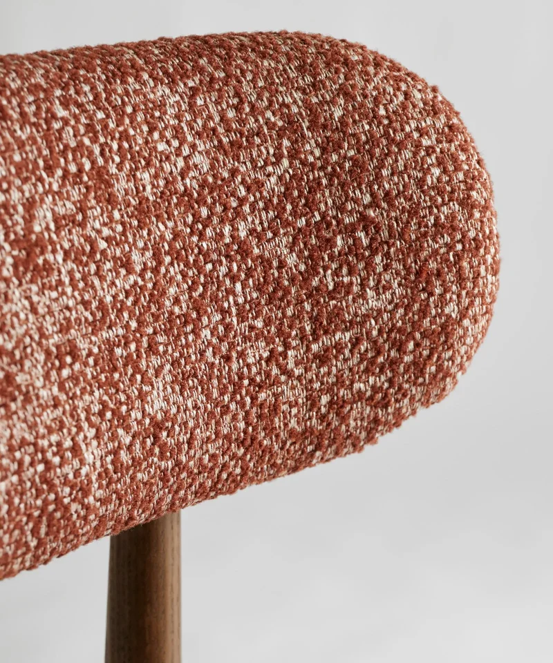 Silla de Comedor en Madera y Tapizada Dean (Color Edition)