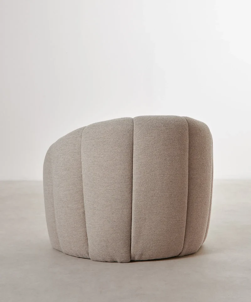 Sillón en Tela Boucle Cocoon