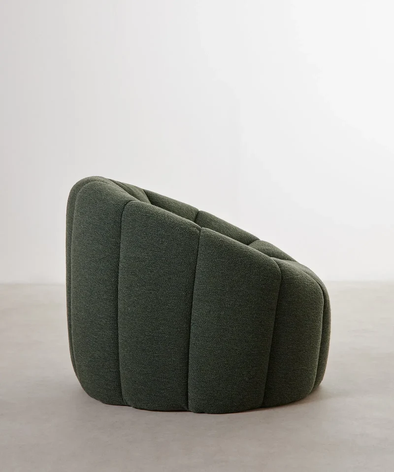 Sillón en Tela Boucle Cocoon