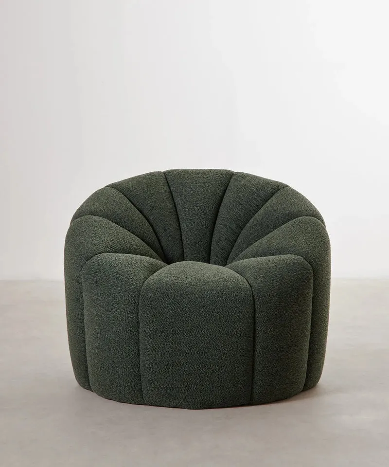 Sillón en Tela Boucle Cocoon