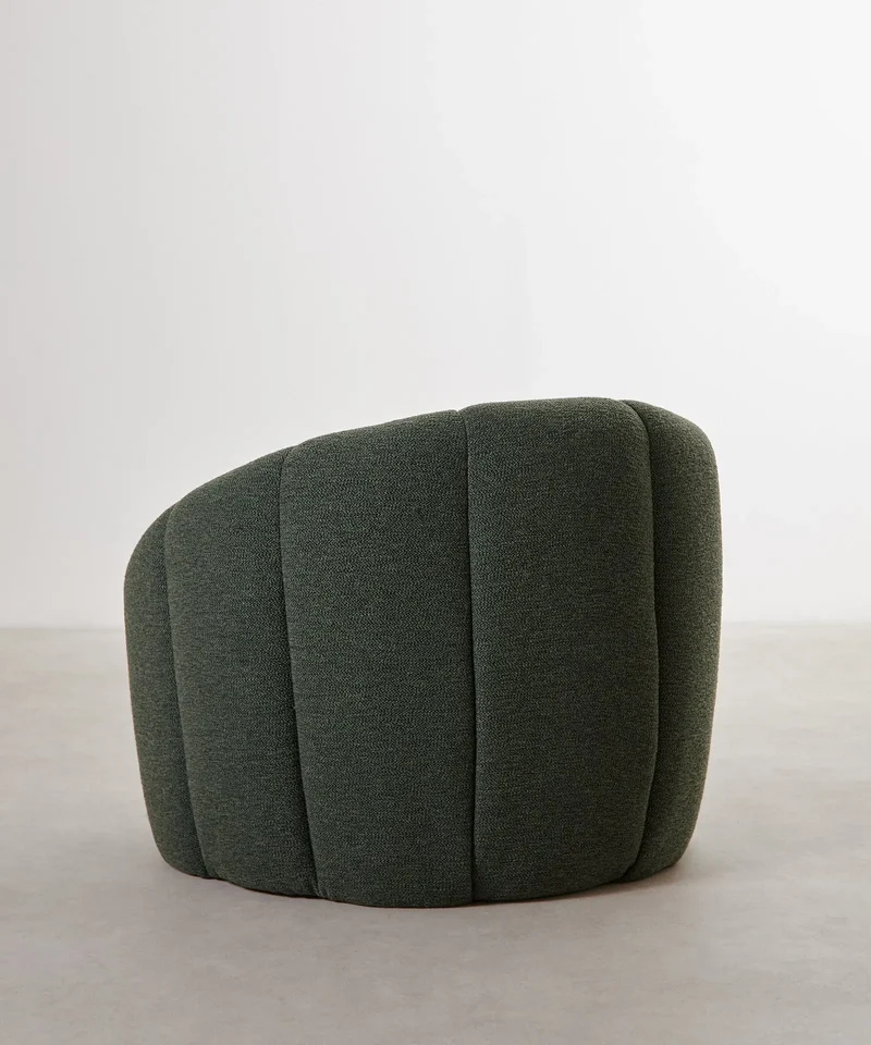 Sillón en Tela Boucle Cocoon