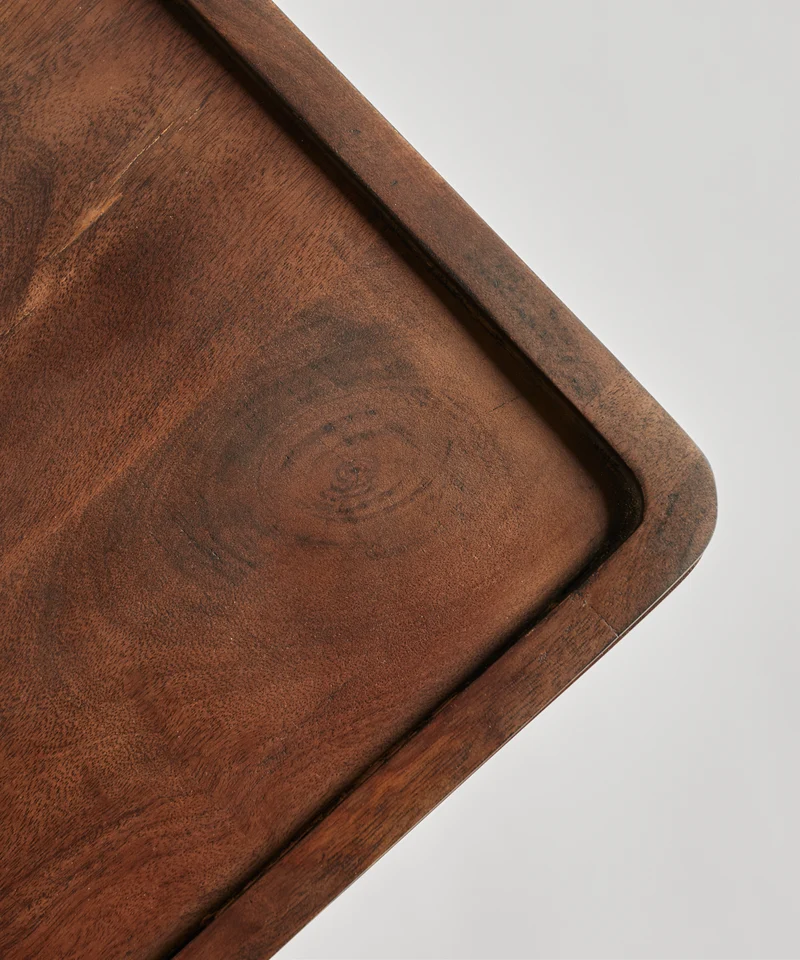 Mesita de Noche en Madera de Mango Viko