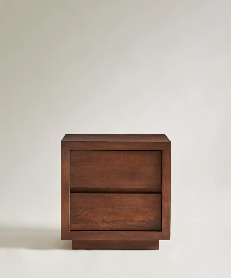 Mesita de Noche en Madera de Mango Doran