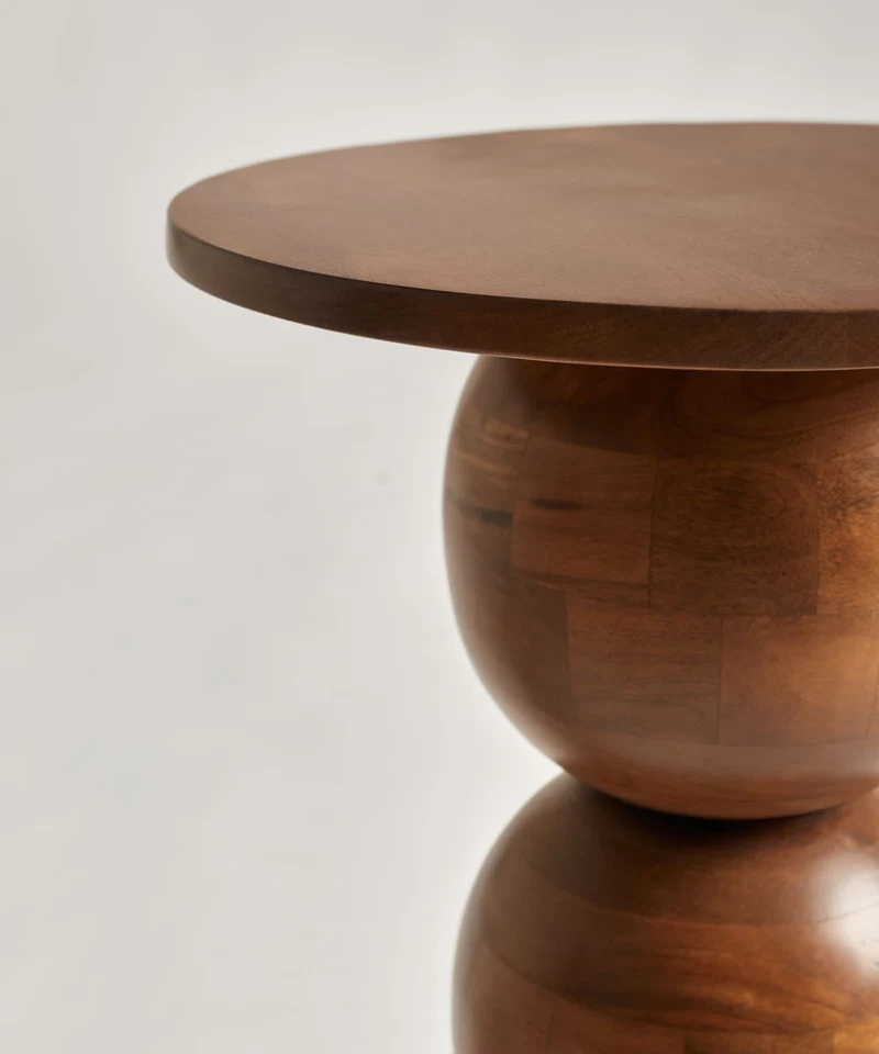 Mesa Auxiliar en Madera de Mango Oria