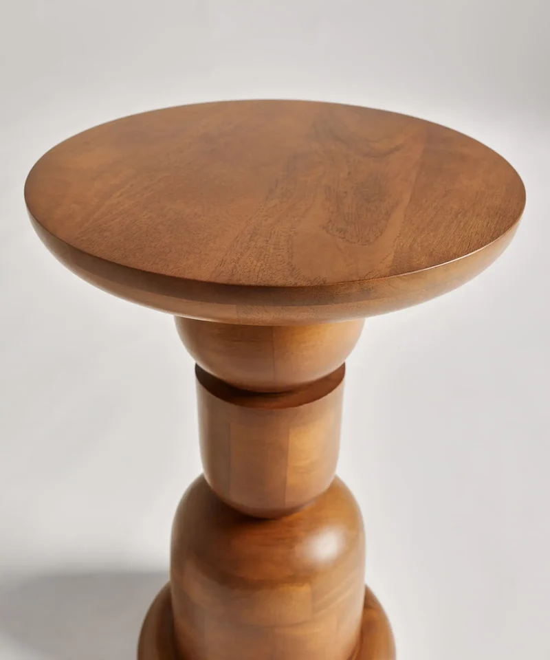 Mesa Auxiliar en Madera de Mango Indra
