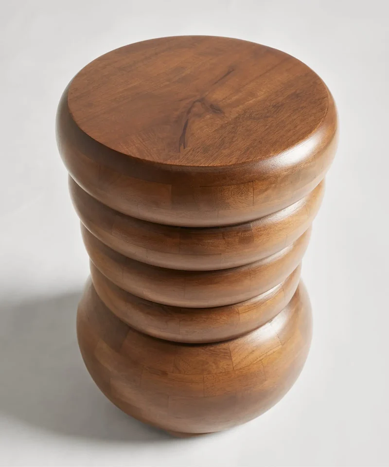 Mesa Auxiliar en Madera de Mango Nilo