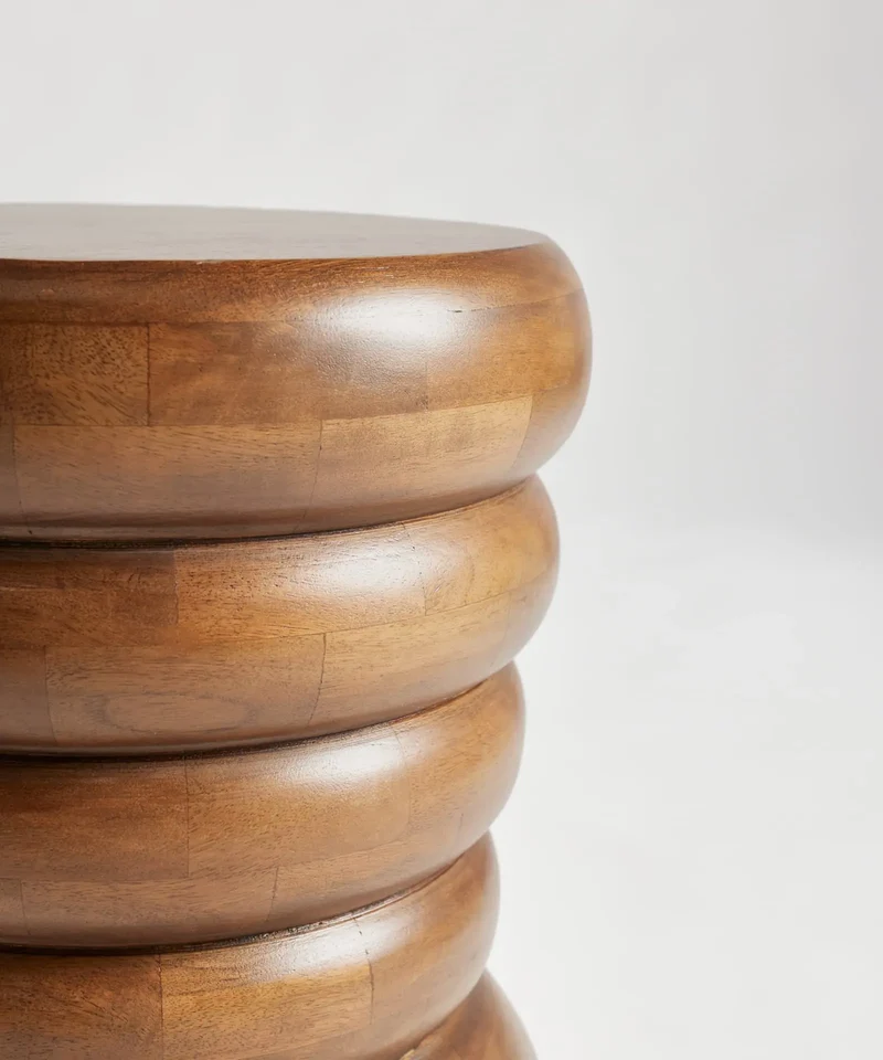 Mesa Auxiliar en Madera de Mango Nilo