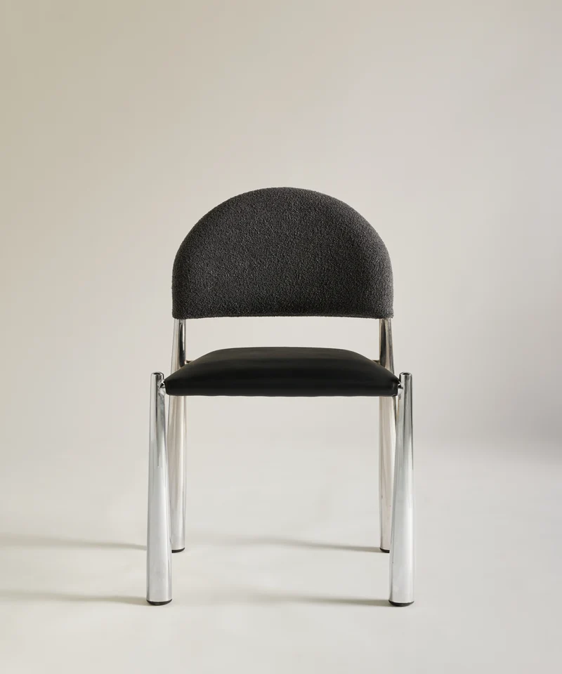 Silla de Comedor en Metal Tapizada Blair PU