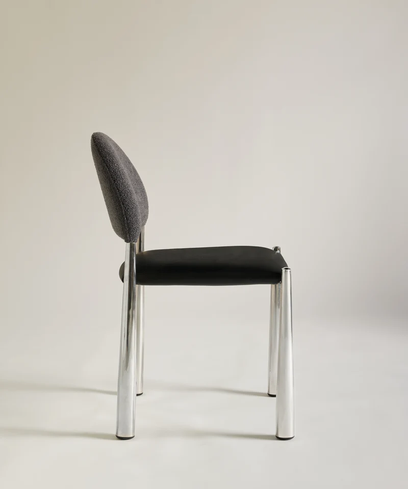 Silla de Comedor en Metal Tapizada Blair PU