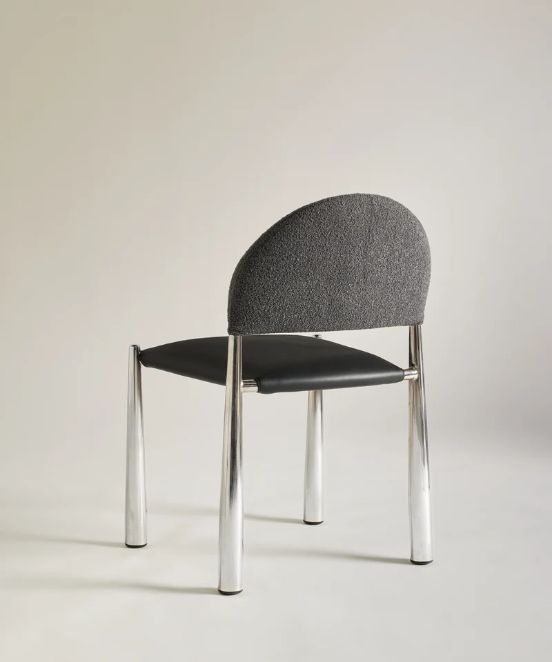 Silla de Comedor en Metal Tapizada Blair PU