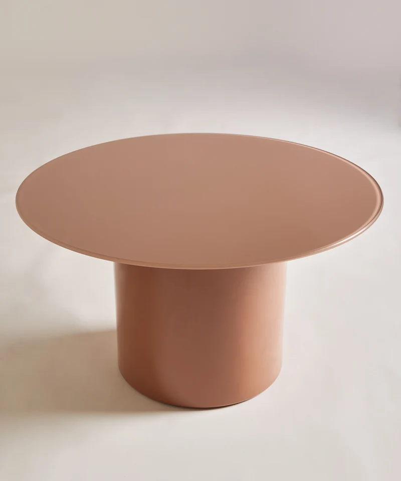 Mesa de Centro en Acero Lacado Mellow (80 cm)