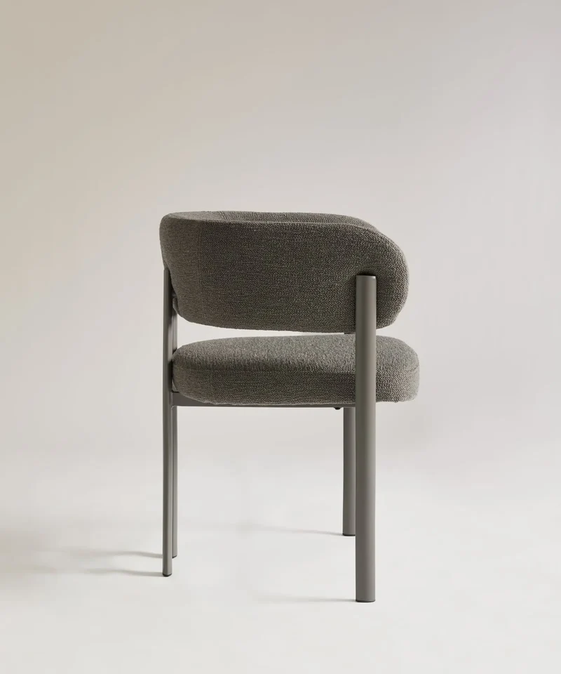 Silla de Comedor en Tela y Metal Robbie