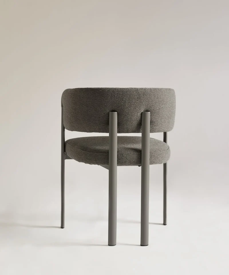Silla de Comedor en Tela y Metal Robbie