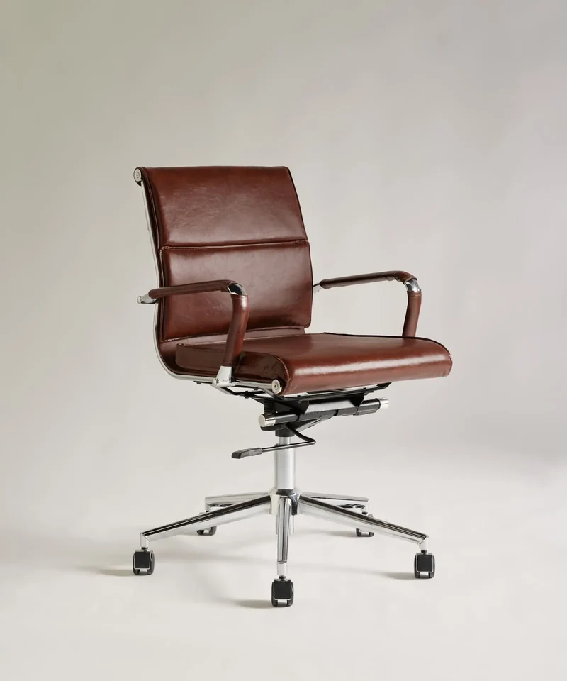 Silla de Oficina en Piel Kane Low Base