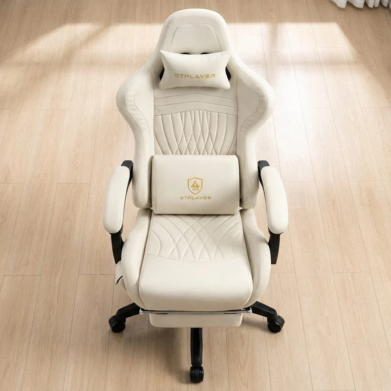 Siège de Bureau Ergonomique Ultra-Confort : Audio Bluetooth 5.1 & Repose-Pieds Intégré – L'Expérience Cockpit Immersive