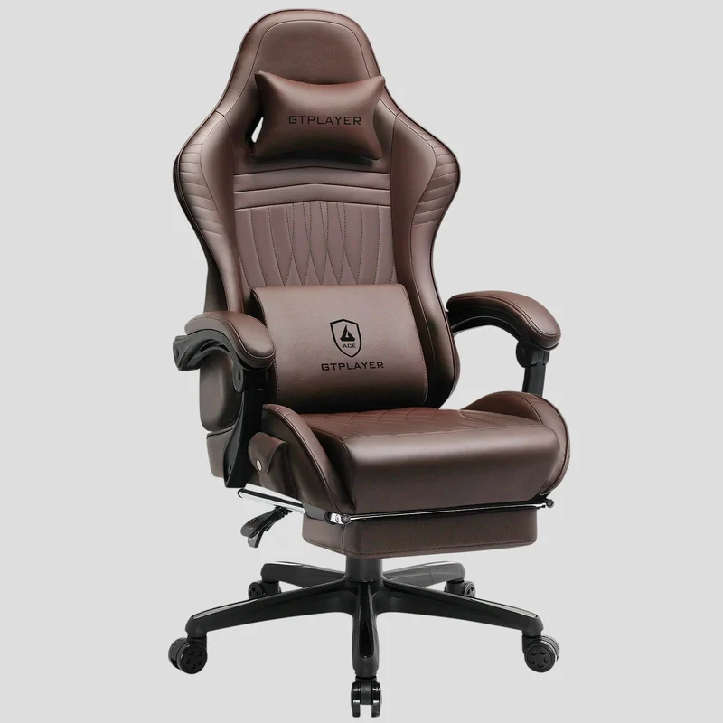 Siège de Bureau Ergonomique Ultra-Confort : Audio Bluetooth 5.1 & Repose-Pieds Intégré – L'Expérience Cockpit Immersive