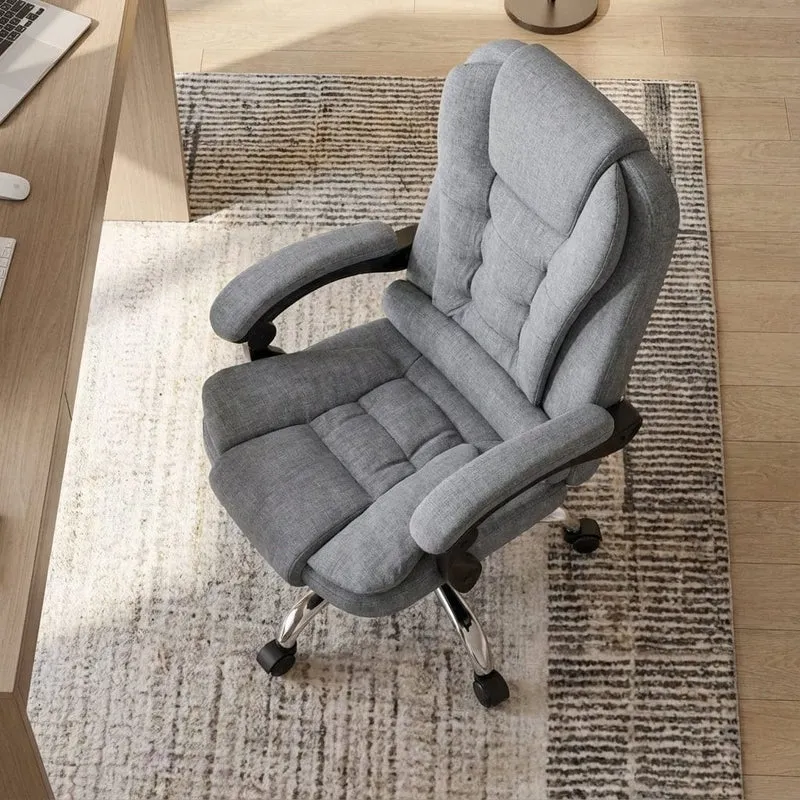Fauteuil de Bureau Exécutif Ergonomique – Confort Absolu & Inclinaison 130° pour un Télétravail sans Douleur