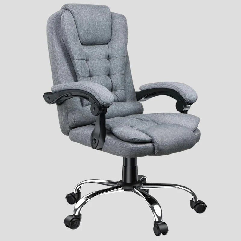 Fauteuil de Bureau Exécutif Ergonomique – Confort Absolu & Inclinaison 130° pour un Télétravail sans Douleur