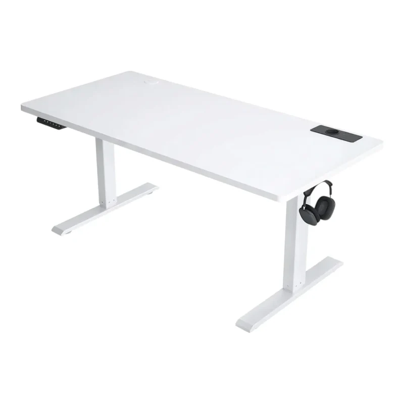 Bureau Assis Debout Électrique Réglable en Hauteur 140-160 cm avec Moteur Silencieux