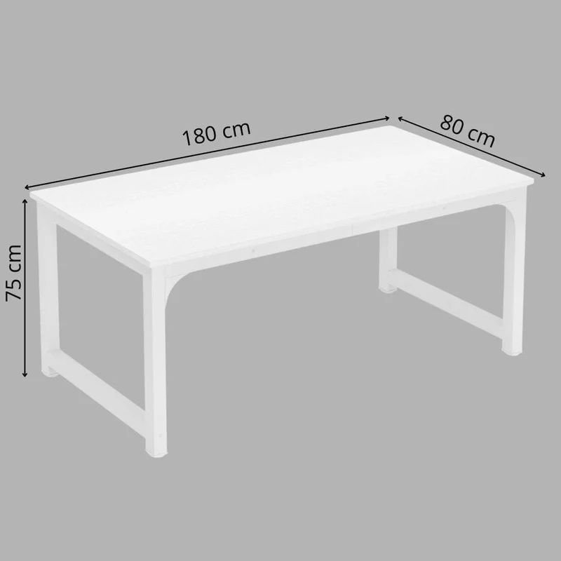 Bureau XXL Industrial Pro 180 cm : La Station de Travail Ultime pour une Productivité Sans Limites